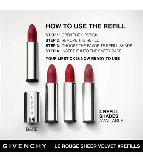 givenchy 315 le rouge|givenchy le rouge sheer velvet.